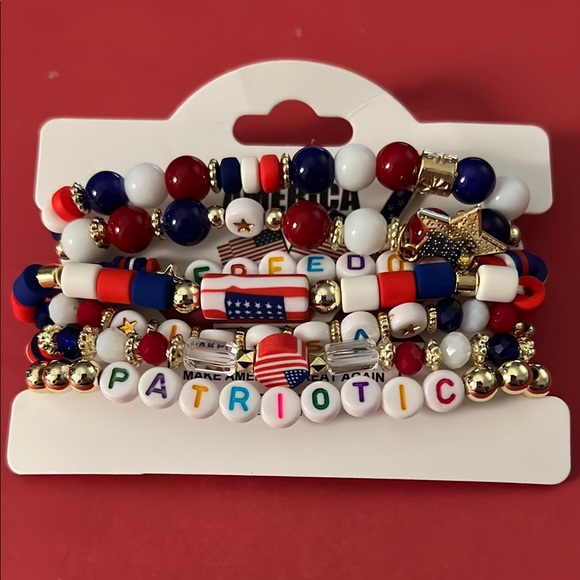 Patriotic Kids Bracelet Set - Picture 1 of 1